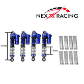 Nexx Racing 53mm Reservoir Shocks (4pcs) for CR18P EVO/EVO PRO/ HPI Venture 18 Flux/FX118